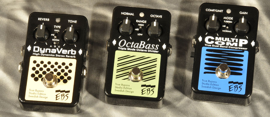 Bass Professor 1/2016, Test EBS Effekte: OctaBass, DynaVerb, MultiComp