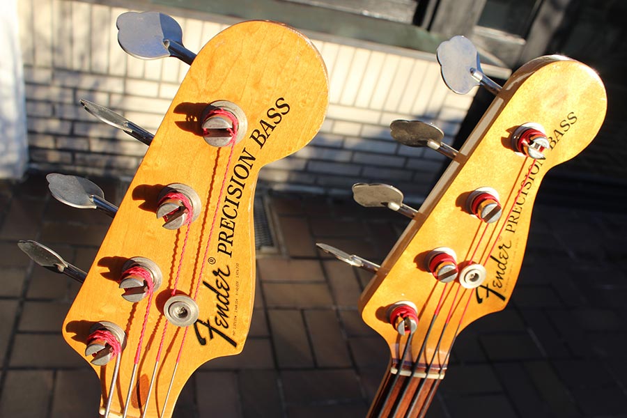 Bass Professor 5/2016, Ausgabe 87. BassMuseum: Fender Precision Bässe 1972 Olympic White Fretless und Bird´s Eye Maple Neck fretted