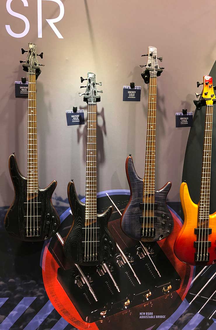 NAMM 2018, AGUILAR, ASHDOWN, FENDER RUMBLE, FENDER, IBANEZ, KEN SMITH, STONEFIELD, MARCO BASS, MARLEAUX, NIK HUBER, SPECTOR, MARKBASS, MUSIC MAN, TECH 21, WARWICK