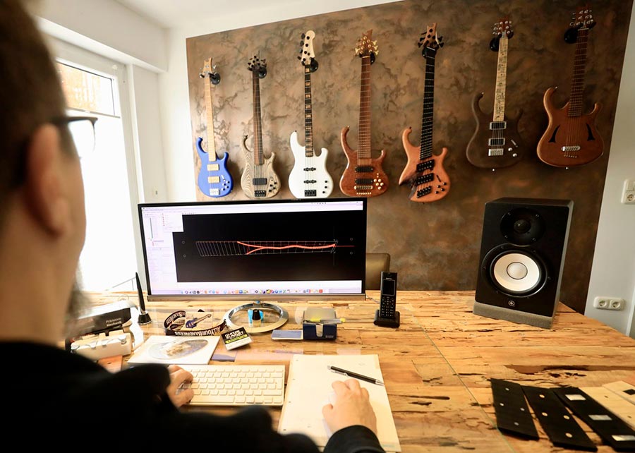 Bass professor 1/2020. Bassbauer im Gespräch: Marc Schroth "Nature-Shock Instruments"
